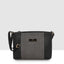 Dual-Zip Textured Sling Bag For Womens