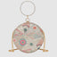 Flora Embroidered Ring Clutch For Womens