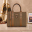 Lock Detail Structured Handbag