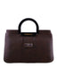 Croco Stripe Pattern Acrylic Handle Handbag For Womens
