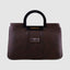 Croco Stripe Pattern Acrylic Handle Handbag For Womens
