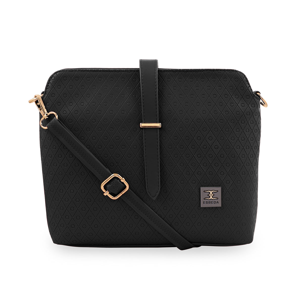 Twill Emboss Sling Bag For Womens