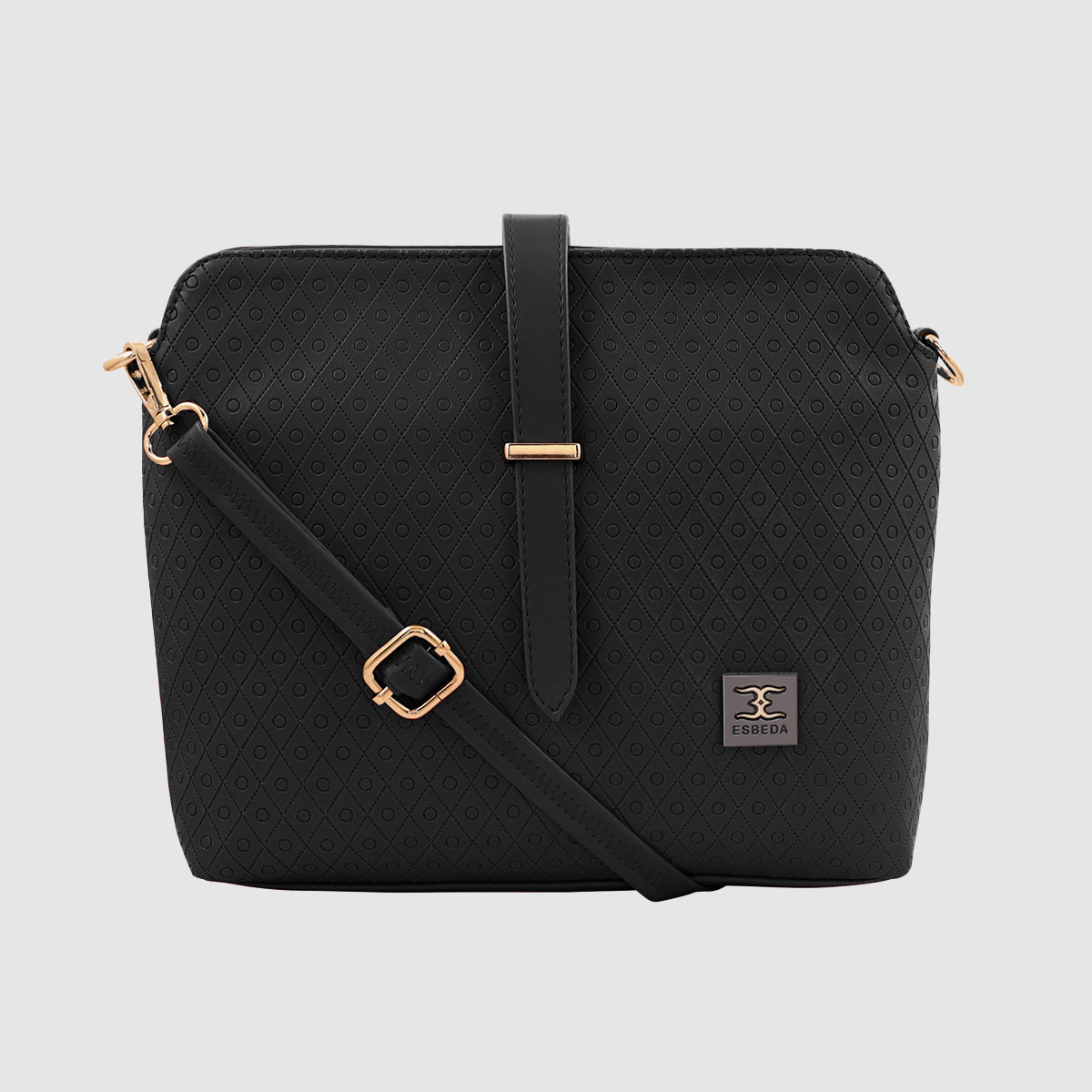 Twill Emboss Sling Bag For Womens