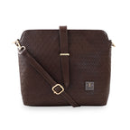 Twill Emboss Sling Bag For Womens