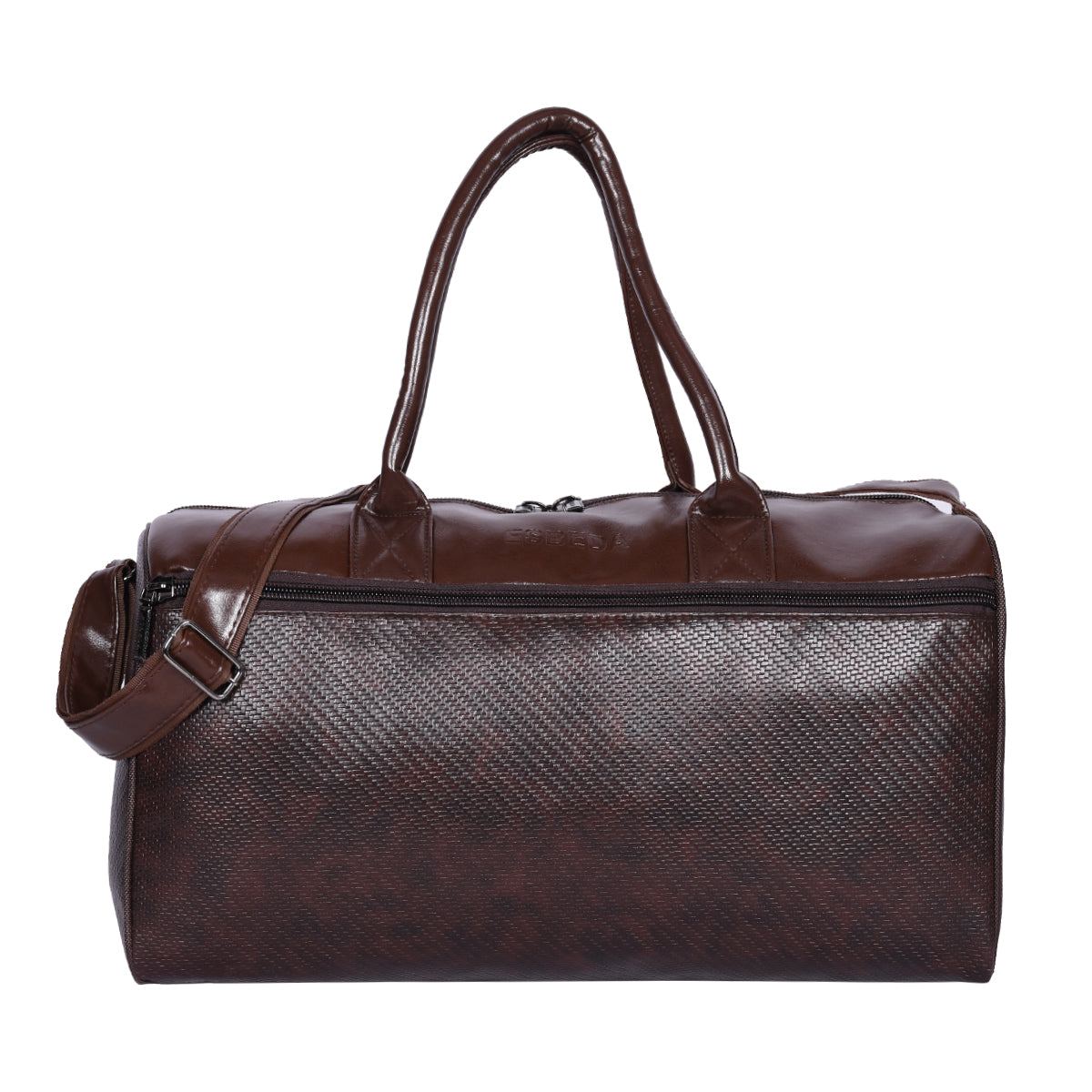 BROWN TRAVEL DUFFLE
