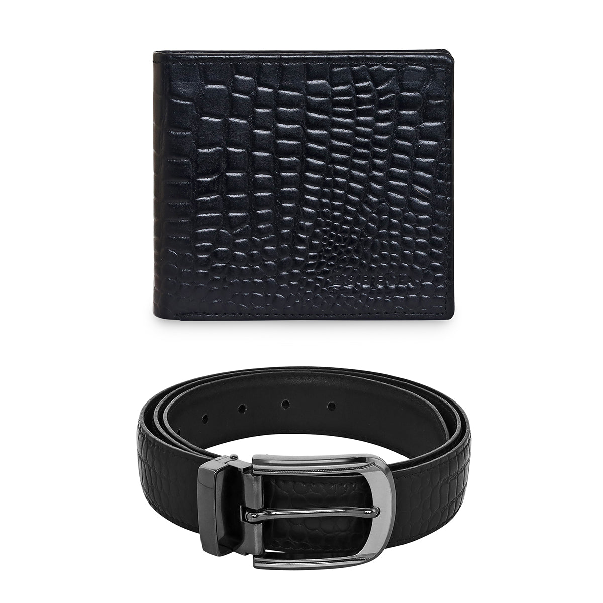 SIGNATURE BELT WALLET SET