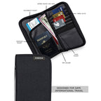 RFID Passport Holder Wallet Case For Unisex