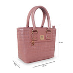 Croco Pattern Handbag For Womens