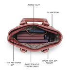 Croco Pattern Handbag For Womens