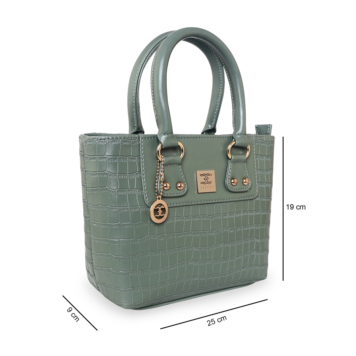 Croco Pattern Handbag For Womens