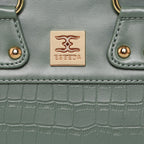Croco Pattern Handbag For Womens