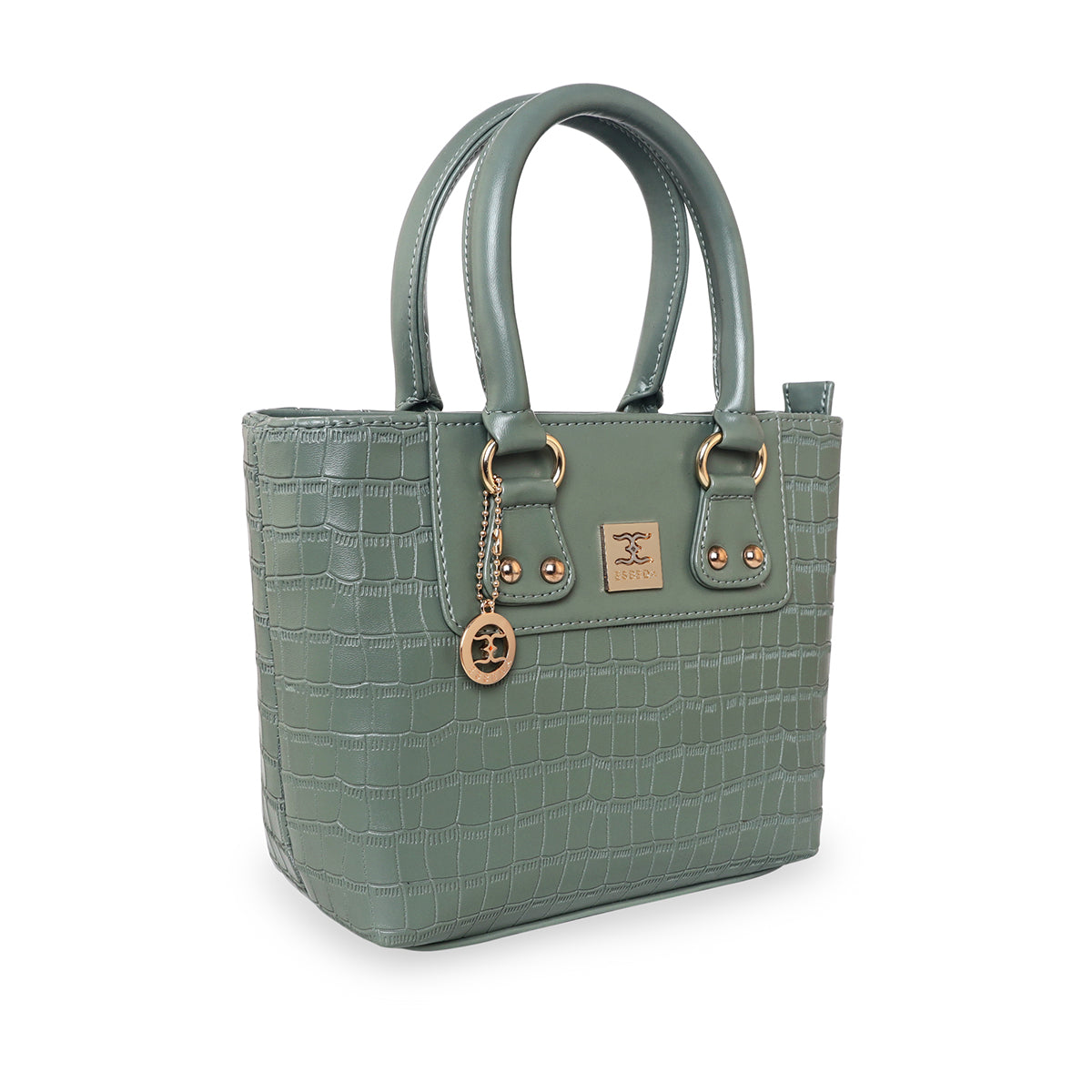 Croco Pattern Handbag For Womens