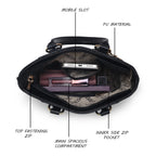Croco Pattern Handbag For Womens