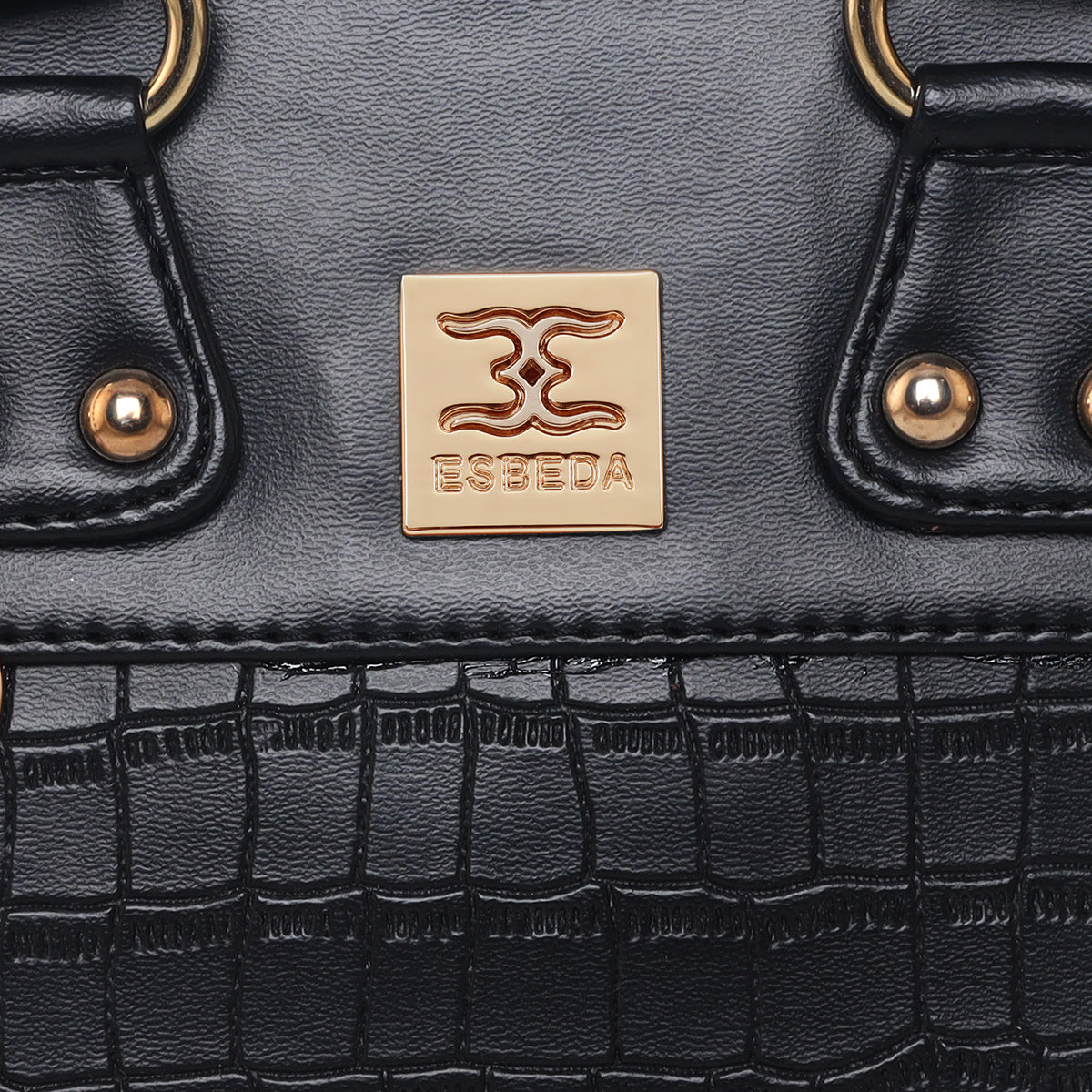 Croco Pattern Handbag For Womens