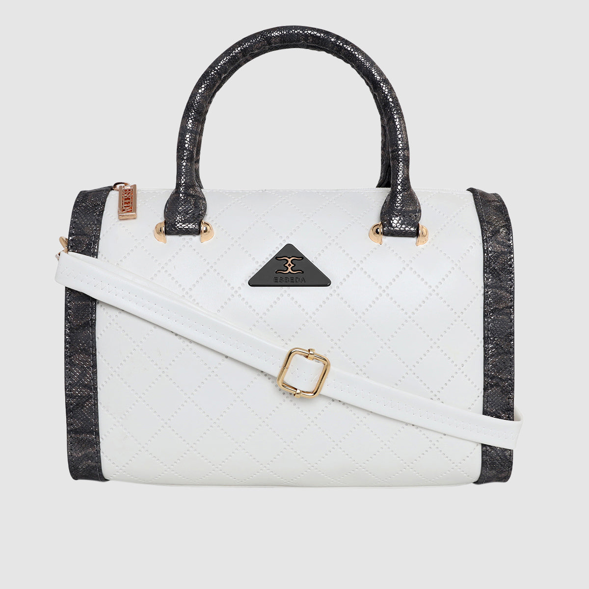Printed Glitter Top Handle Structured handbag For Womens Main image