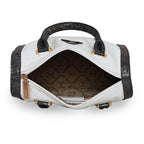 Printed Glitter Top Handle Structured handbag For Womens