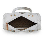 Printed Glitter Top Handle Structured handbag For Womens