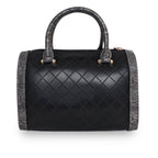 Printed Glitter Top Handle Structured handbag For Womens