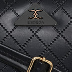 Printed Glitter Top Handle Structured handbag For Womens