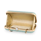 Glitter Shine Oval shape Clutch For Womens