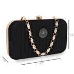 Glitter Shine Oval shape Clutch For Womens