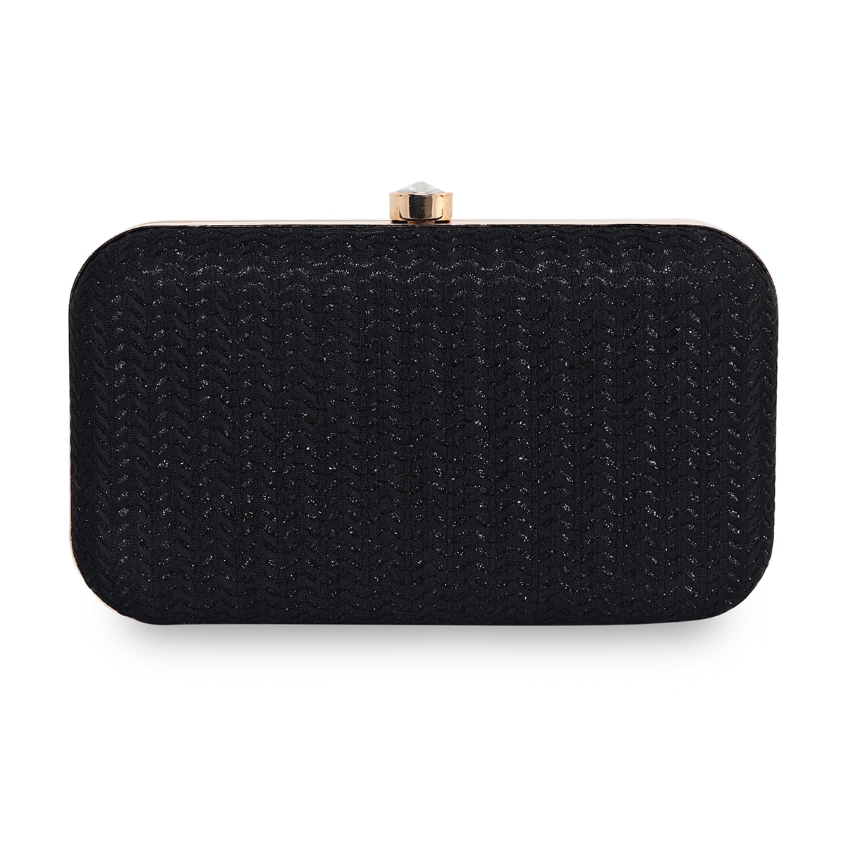Glitter Shine Oval shape Clutch For Womens