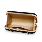 Glitter Shine Oval shape Clutch For Womens