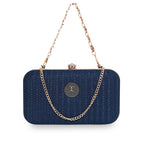 Glitter Shine Oval shape Clutch For Womens
