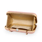 Glitter Shine Oval shape Clutch For Womens