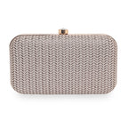 Glitter Shine Oval shape Clutch For Womens