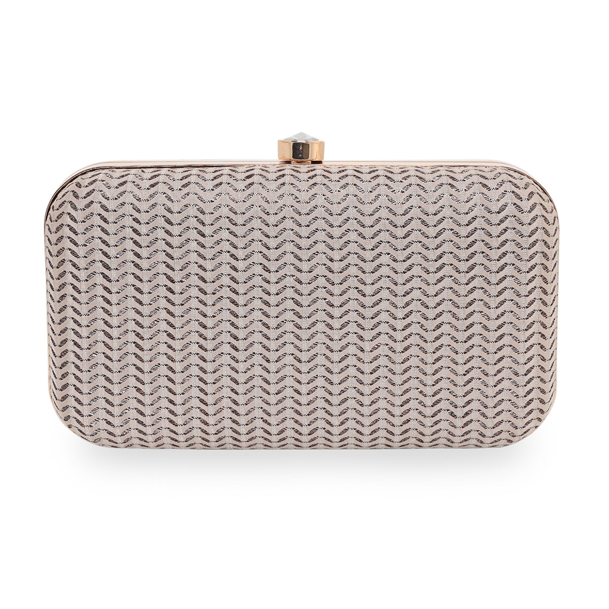 Glitter Shine Oval shape Clutch For Womens
