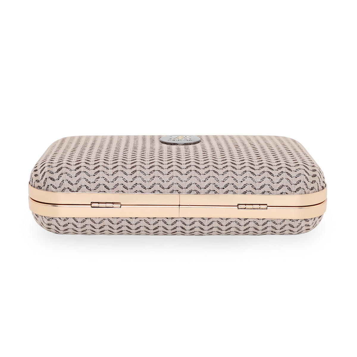 Glitter Shine Oval shape Clutch For Womens