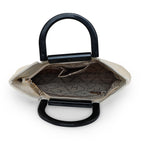 Drymilk Croco Acrylic Handle Handbag For Womens