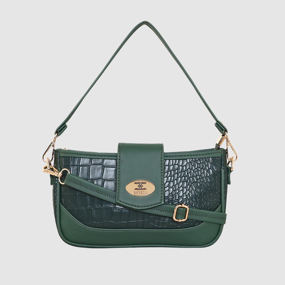 Croco Texture Crossbody Slingbag For Womens Main image