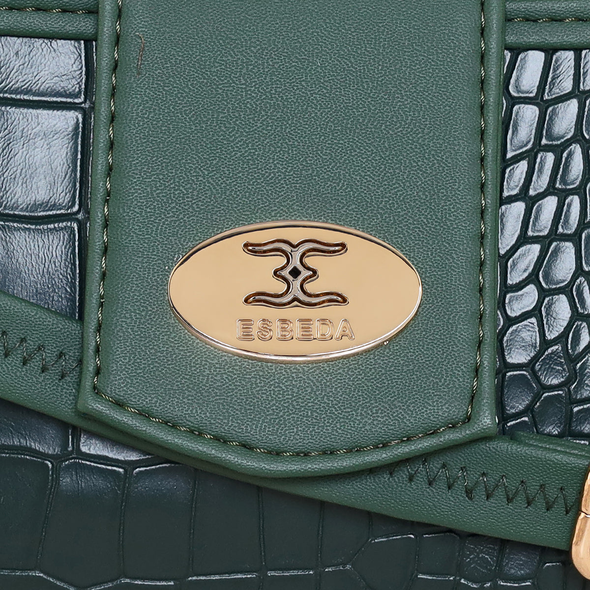 Croco Texture Crossbody Slingbag For Womens