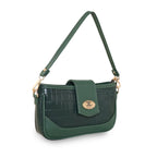 Croco Texture Crossbody Slingbag For Womens