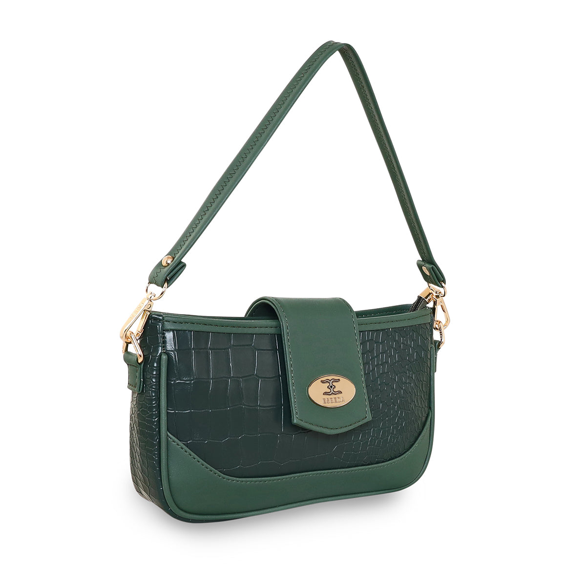Croco Texture Crossbody Slingbag For Womens