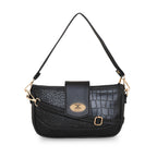 Croco Texture Crossbody Slingbag For Womens