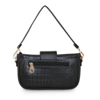 Croco Texture Crossbody Slingbag For Womens