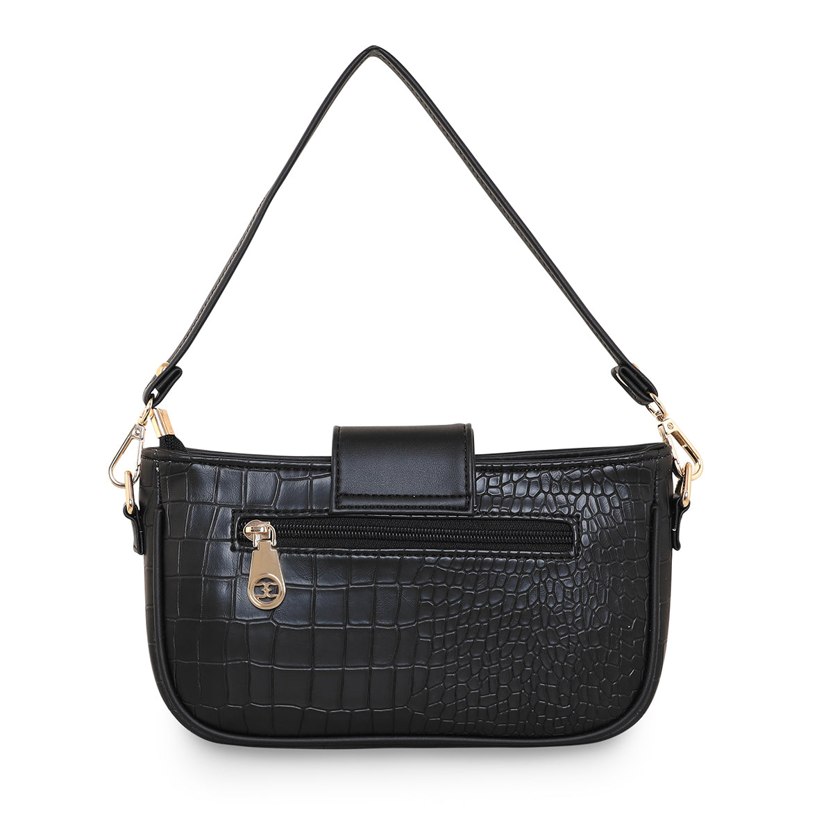 Croco Texture Crossbody Slingbag For Womens