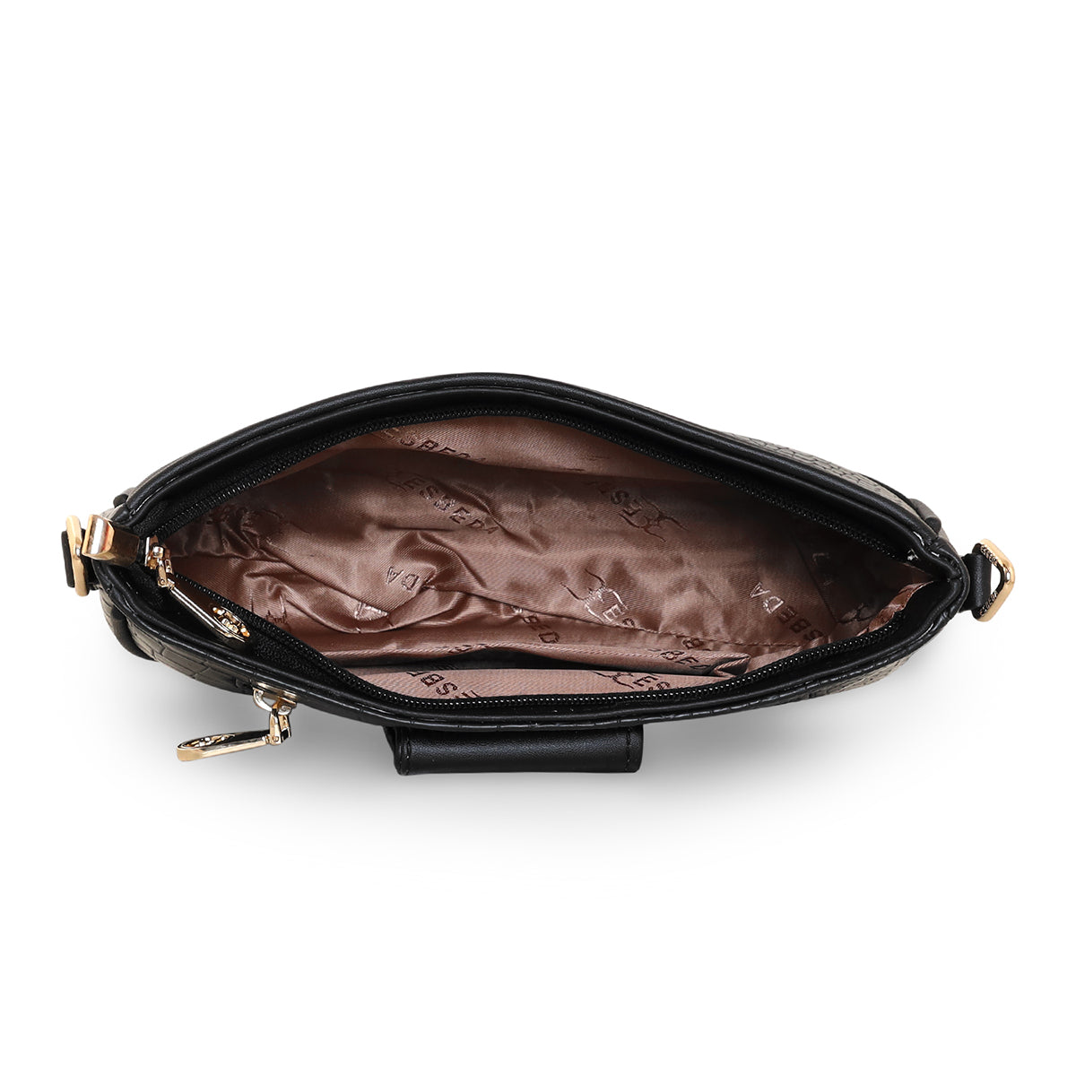 Croco Texture Crossbody Slingbag For Womens