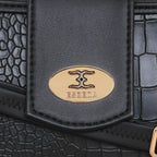Croco Texture Crossbody Slingbag For Womens