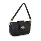 Croco Texture Crossbody Slingbag For Womens