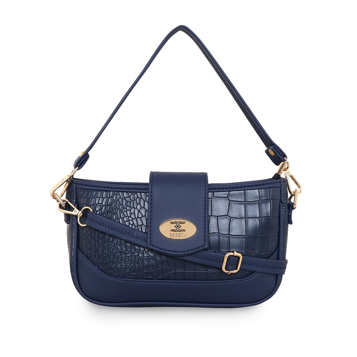Croco Texture Crossbody Slingbag For Womens