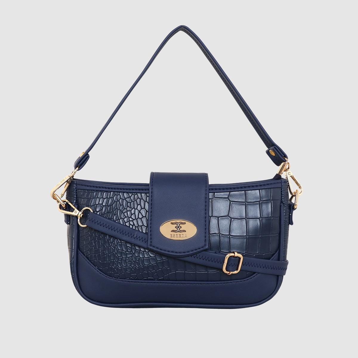 Croco Texture Crossbody Slingbag For Womens