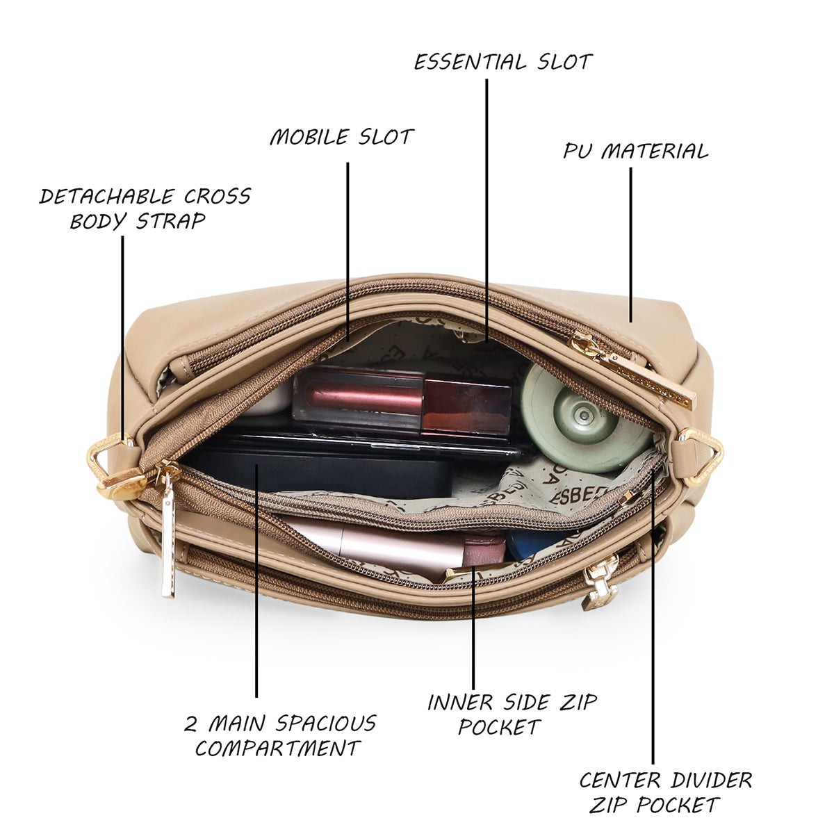 Puller Crossbody Slingbag For Womens