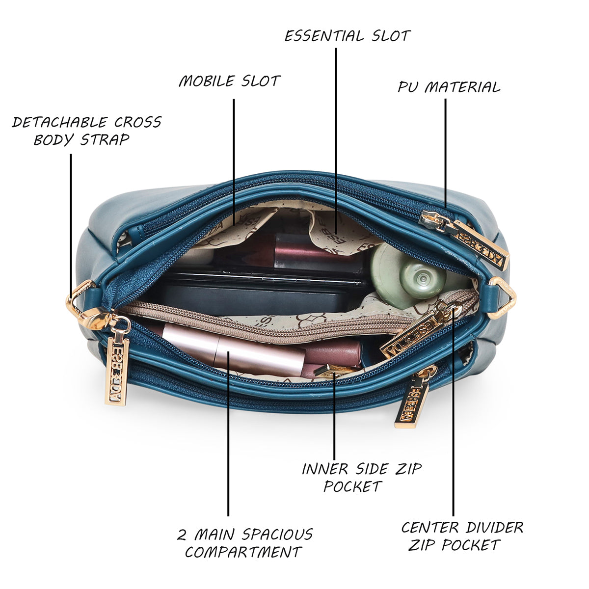 Puller Crossbody Slingbag For Womens