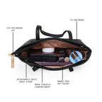 Embossed Texture Small Handbag For Womens