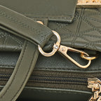 Embossed Texture Small Handbag For Womens