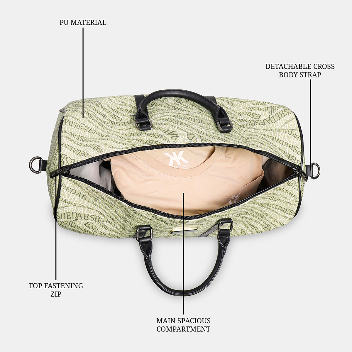Printed Pattern Esbeda Printed Duffle Bag For Unisex
